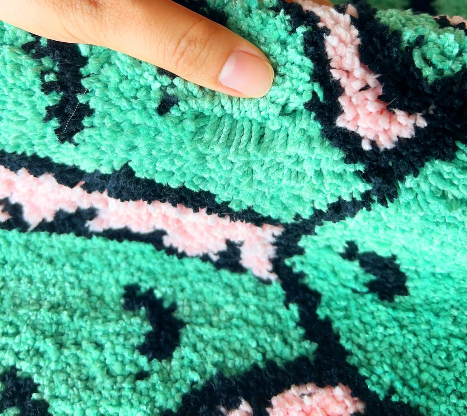 Monstera Leaf Non Slip Soft Kids Playmat Nursery Door Mat Area Rugs Luxury Plush Kids Game Play Carpet Bathroom Rugs Bathmat Shower Decor (Cactus)