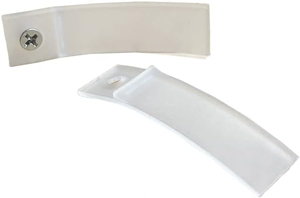 LLERRA Hard Plastic Drawer Stops with Screws, Clear Non-Slip Drawer Stop Hardware Replacement for Dresser Drawers (10) LLDS-1020 DS-12