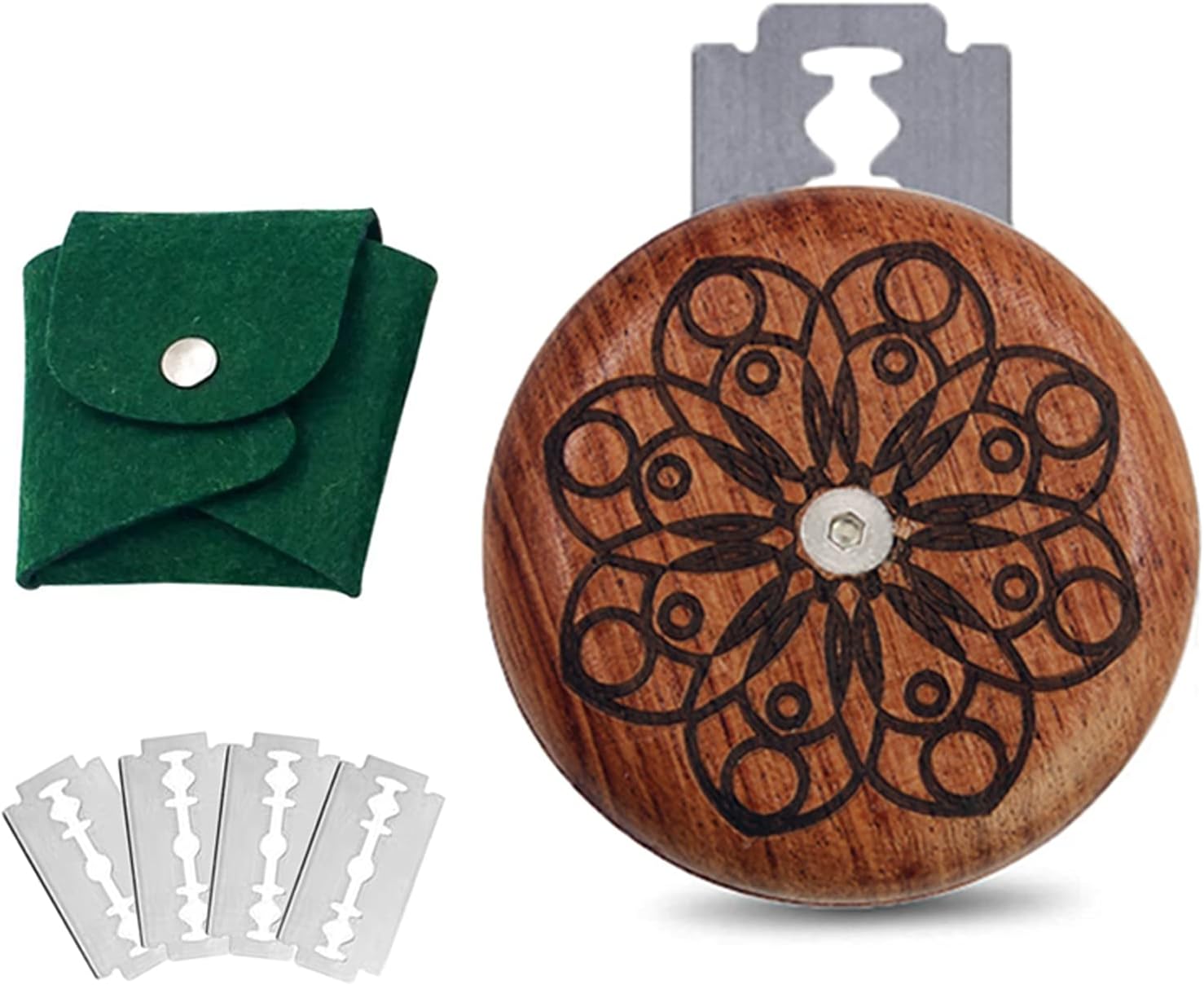 UFO Bread Lame Cutter for Homemade Sourdough Bread Bakers, Slashing Tool Cutting Bread Scoring Knife Razor Cutter, Great Gift for Artisan Bread and Baguette Makers(GREEN)