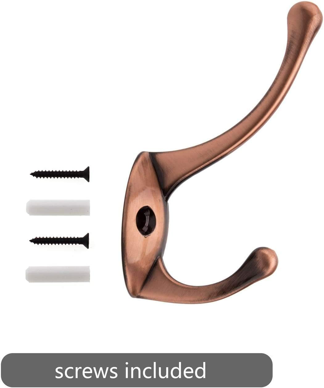 Bathroom Coat Hooks, Decorative Hanger Rack for Hanging Towel,Jacket,Handbag,Scarf,Keys,Solid Wall Mounted Home Kitchen Garage Closet Storage & Organization Hardware Accessories 10PC (Copper)