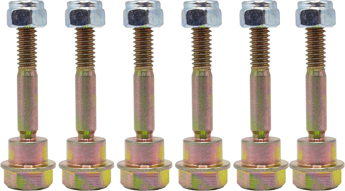 （Pack of 6 ） 580790401 588077502 Replacement Shear Bolts & Nuts Kit for Husqvarna 539976978, 595086601 2 Stage Snow Blowers/Snow Throwers 570XP 575XP 576XP
