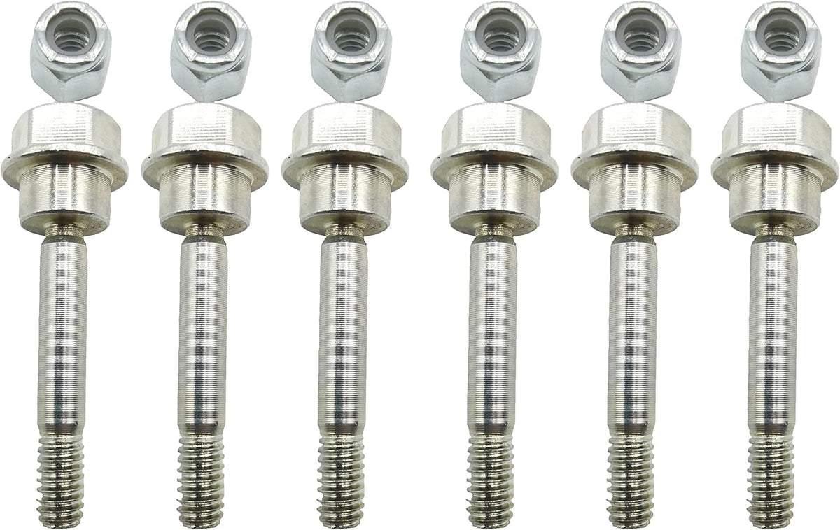(Set of 6) 588077501 Snow Blower Shear Pin Bolt &amp; Nut fits for Husqvarna 532179828 532187494 532188243 532192090 588077501 601001986 AYP 192090 ST2109 ST230