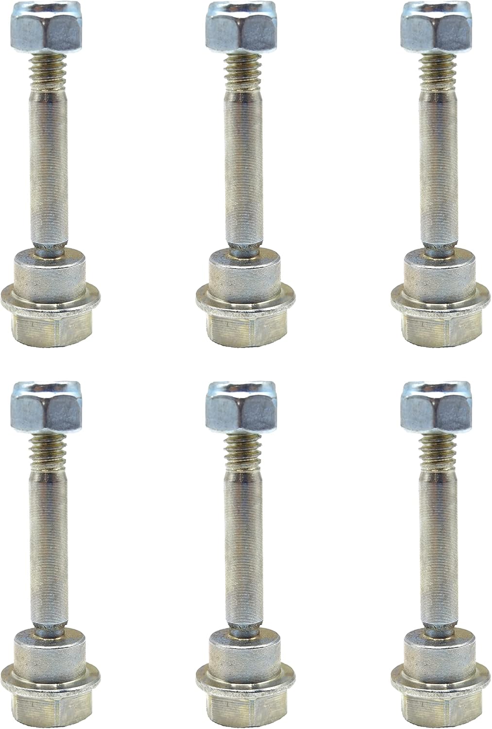 (Set of 6) 588077501 Snow Blower Shear Pin Bolt & Nut fits for Husqvarna 532179828 532187494 532188243 532192090 588077501 601001986 AYP 192090 ST2109 ST230