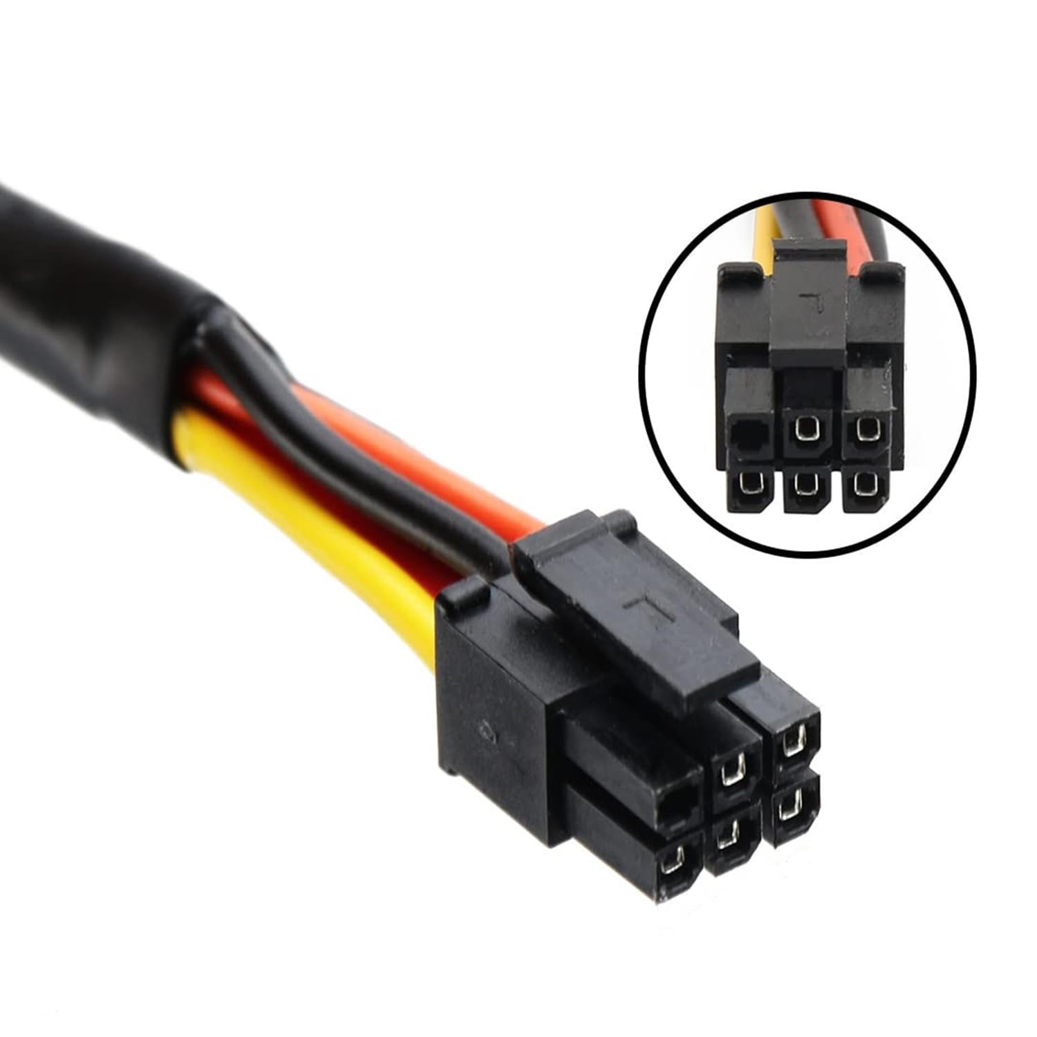 SATA 15 Pin x2 to Mini 6 Pin ATX Cord Compatible with Dell Inspiron 3653 3650 HDD SATA Power Cable 12inch/30cm