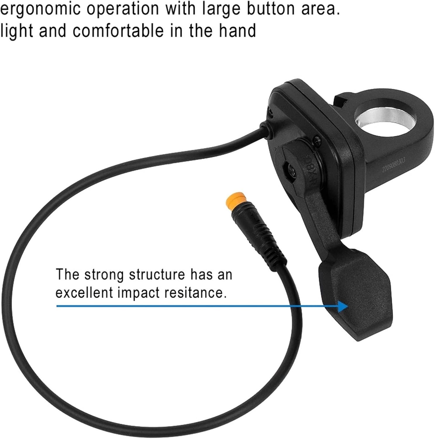 Thumb Throttle Waterproof Controls The Accelerator Compatible with Kaabo Wolf Warrior/King GT Pro Electric Scooter Replacement Accessories, Black