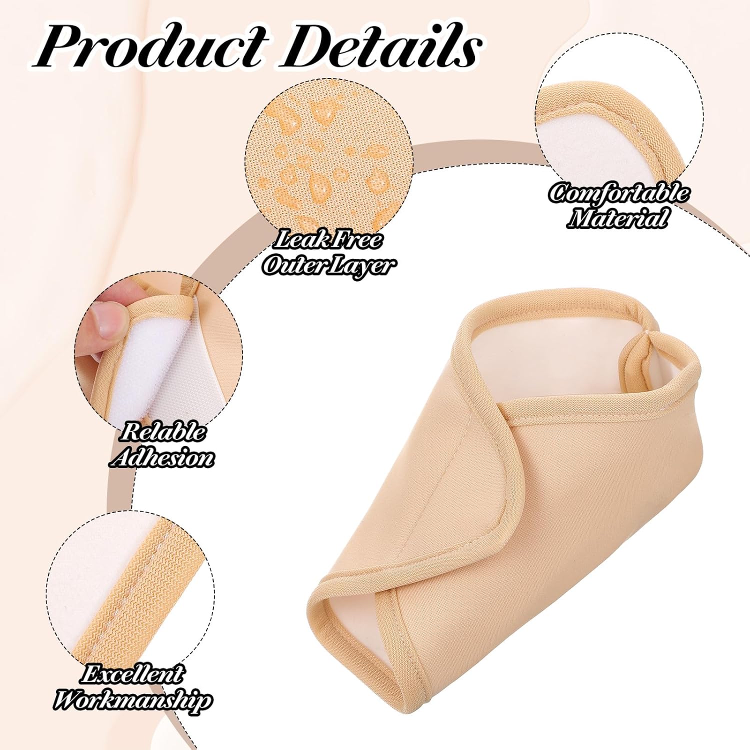 Castor Oil Pack Wrap for Ankle, Reusable Adjustable Feet Brace Reusable Castor Oil Cloth for Feet, Relief Gifts for Men Women Mom Dad Wife