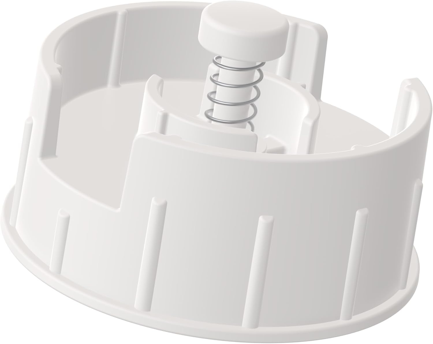 10pcs Narrow Baby Bottle Caps for Dr Brown & Medela Bottles, BPA Free Travel and Storage Baby Bottle Lids Replacement Parts with Sealing Gasket for Ameda Baby Bottles Accessory (White)  White    White