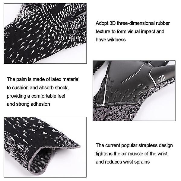 1 Pair Size 6 Goalkeeper Gloves Football Gloves