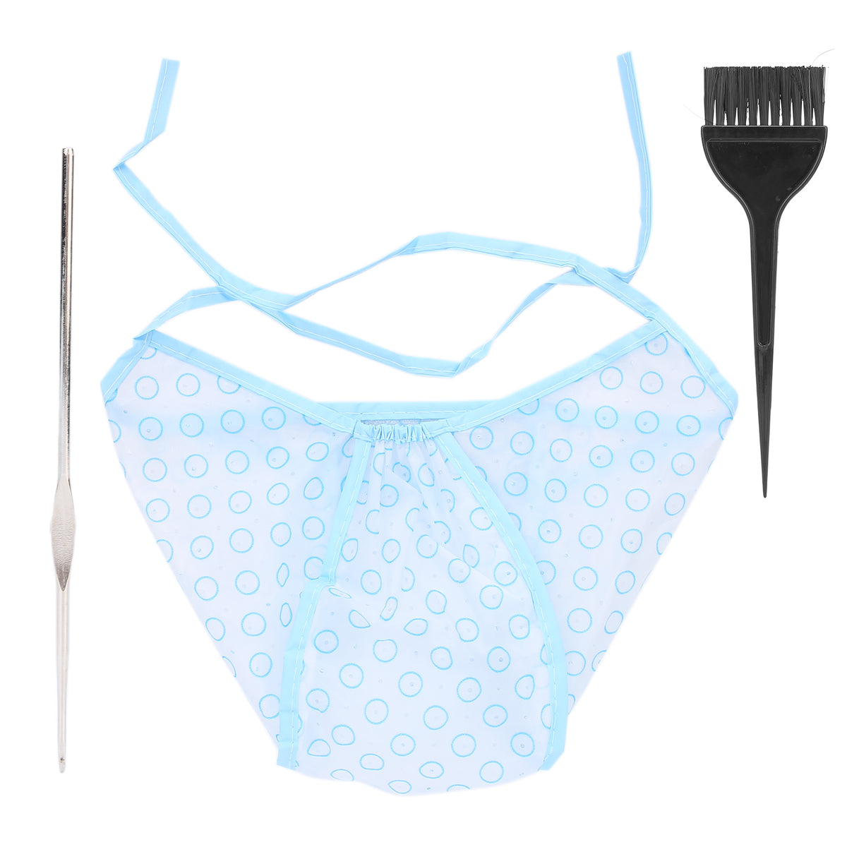 Hair Cap for Curls, Reusable Curl Cap with Hair Dyeing Brushes and Needle