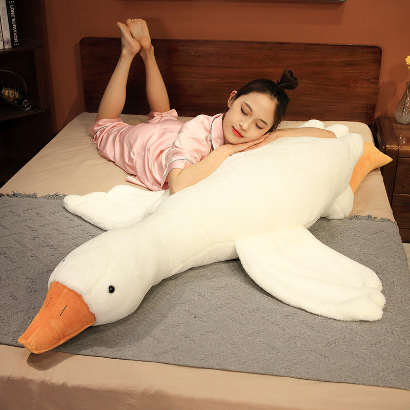 Giant White Goose Plush Stuffed Animal 160cm Duck Pillow