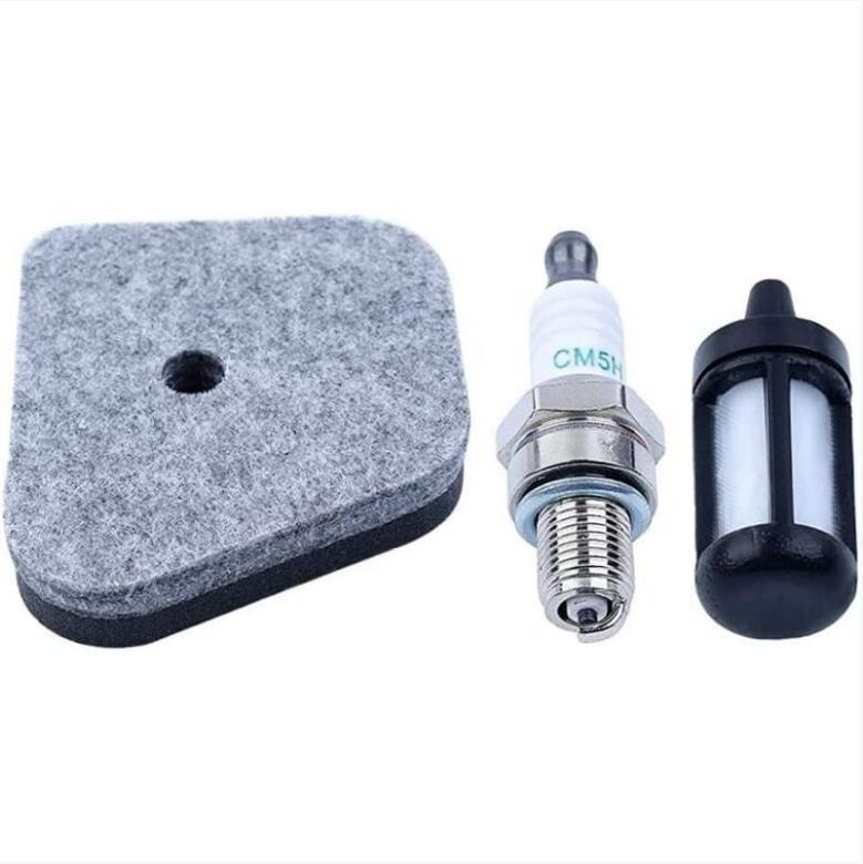 Lawn Mower Spark Plug Air Fuel Filter Fits Stihl FS87 FS90 FS100 FS110 FS130 Lawn Mower Compatible with Gas Kit 3