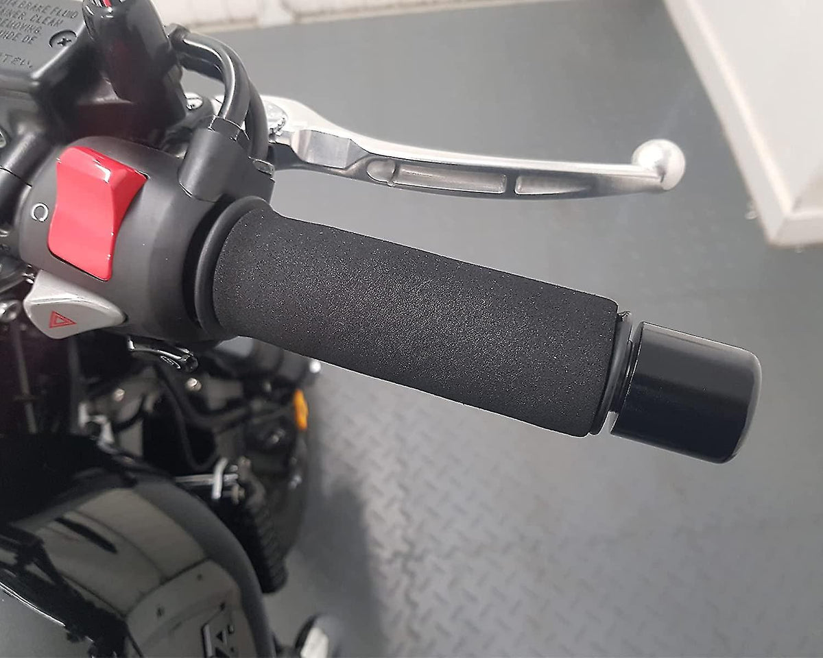 2-pack motorcycle anti-vibration handle covers Inner diameter: 31mm (applicable range: 3.17-3.68 cm) Comfort foam non-slip for all handles