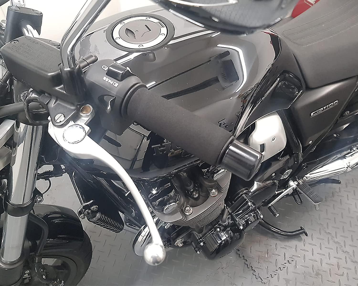 2-pack motorcycle anti-vibration handle covers Inner diameter: 31mm (applicable range: 3.17-3.68 cm) Comfort foam non-slip for all handles