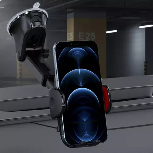 Car Phone Holder with Suction Cup Mount for Mobile Devices