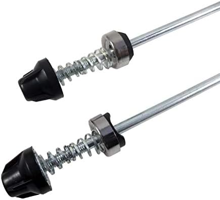 MTB Quick Release Skewer 145mm/180mm Front Rear Wheel Hub Axle QR Clamp Bolt Lever Pair Silver Compatible with Mountain and Road Bike