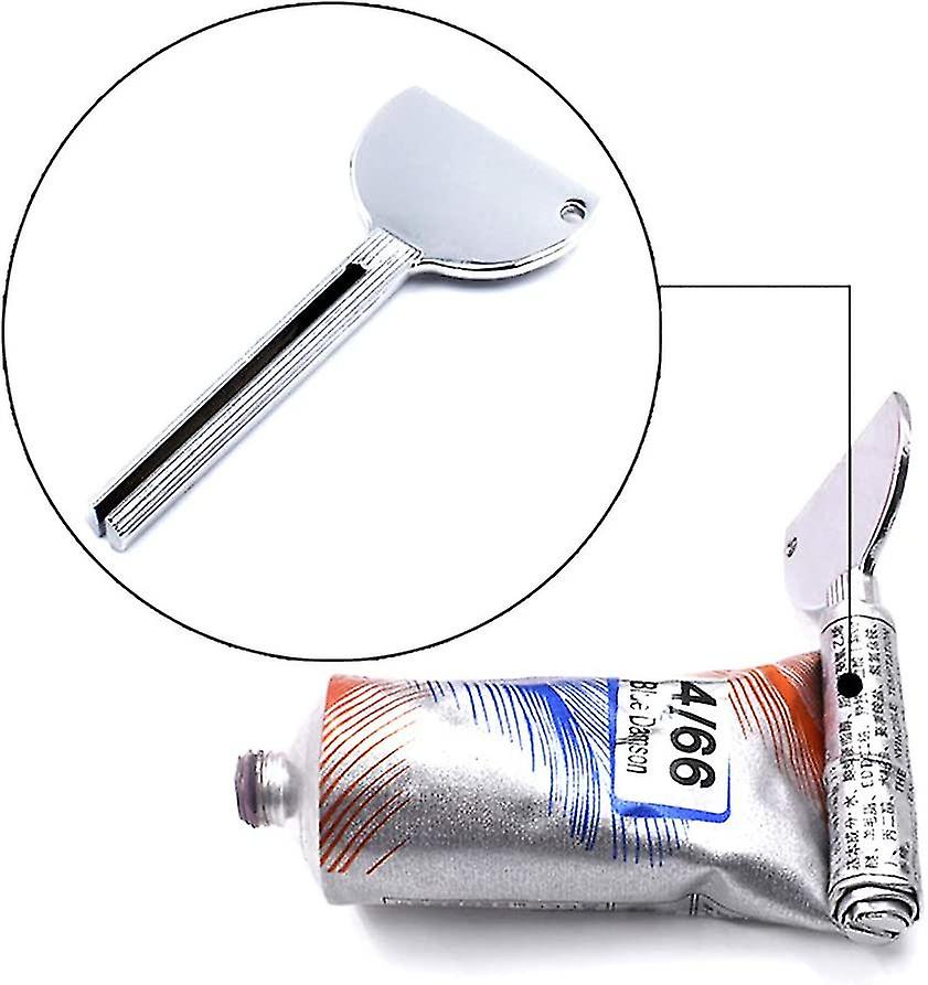 6 pcs metal toothpaste tube clips, stainless steel toothpaste tube clip, tube clip for all tubes