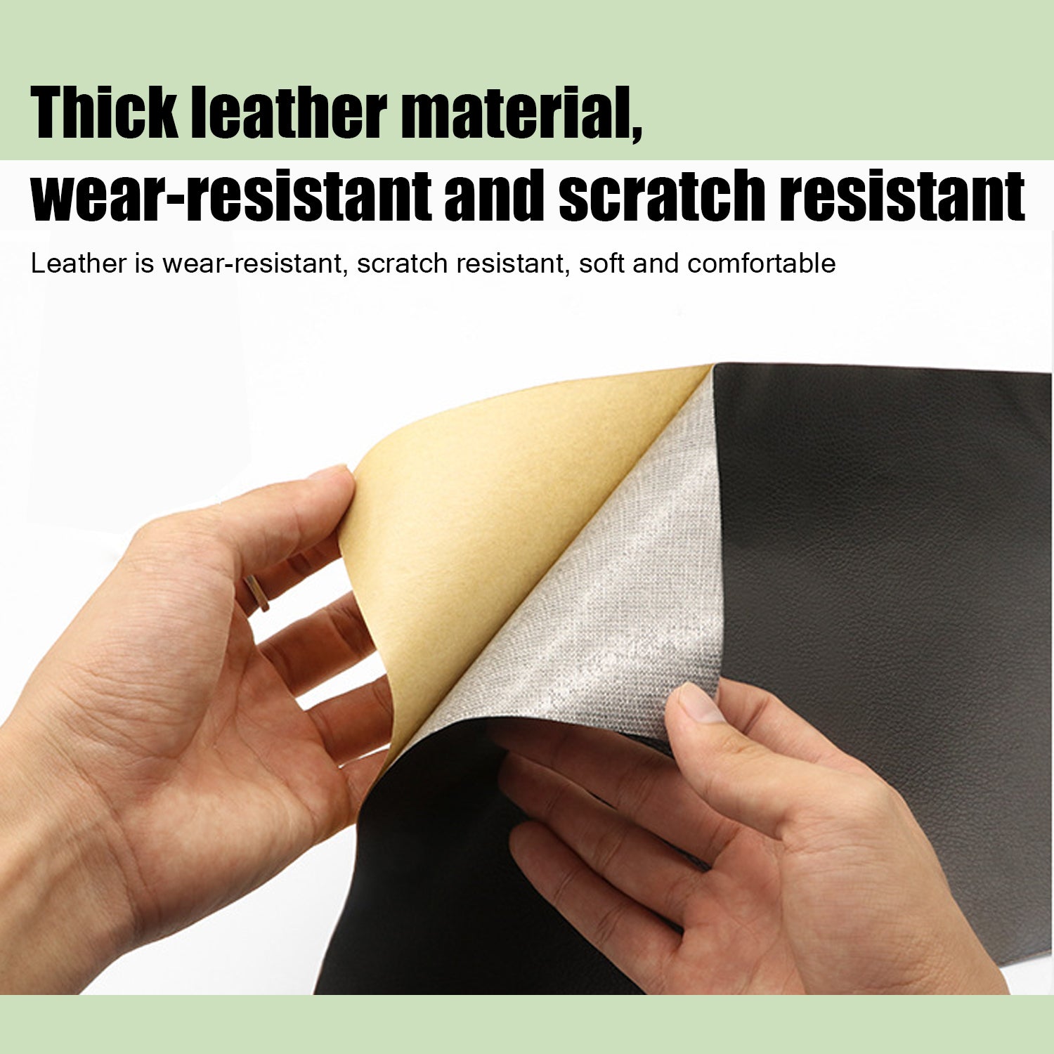Self-Adhesive Repair Patch Faux Leather 50x138 cm Black