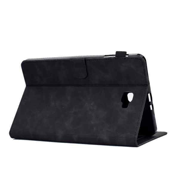 Samsung Galaxy Tab A 10.1 2016 T580 T585 Shockproof Case Black Pu Leather Butterfly Floral Pattern Compatible with Samsung