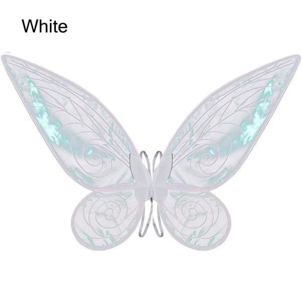 Fairy Wing Dress Halloween Costume White Wings