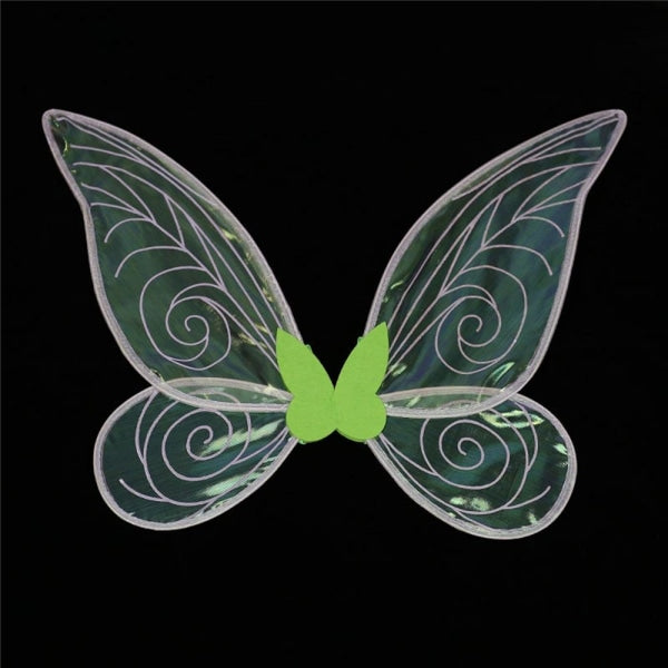 Fairy Wing Dress Halloween Costume White Wings