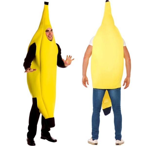 Appealing Banana Costume Adult Deluxe Set for Halloween L_max