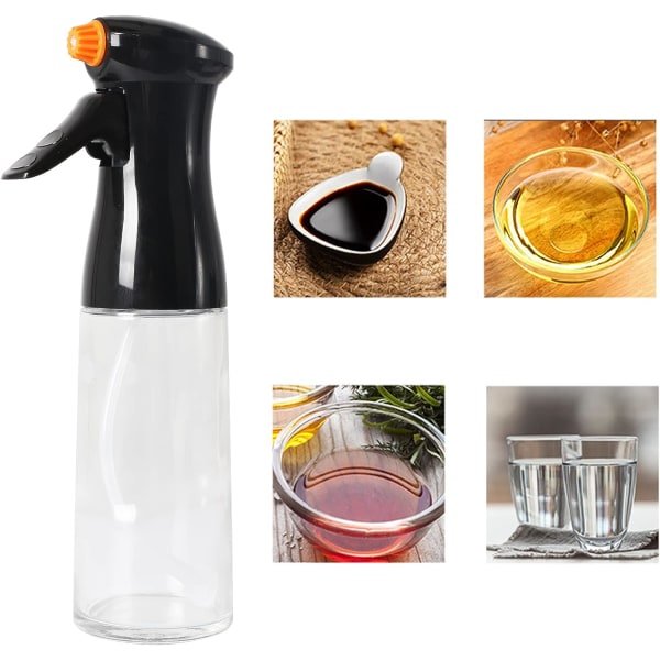 Olive Oil Cooking Spray 200ml Bottle for Air Fryer, Salad, BBQ, Pasta - Kitchen Accessories