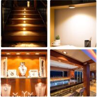 G4 LED Bulb 2W 12-24V Warm White 3000K 200LM Non-Dimmable 12x5050 SMD for Cabinets Compatible with Phillips Oral-B Braun