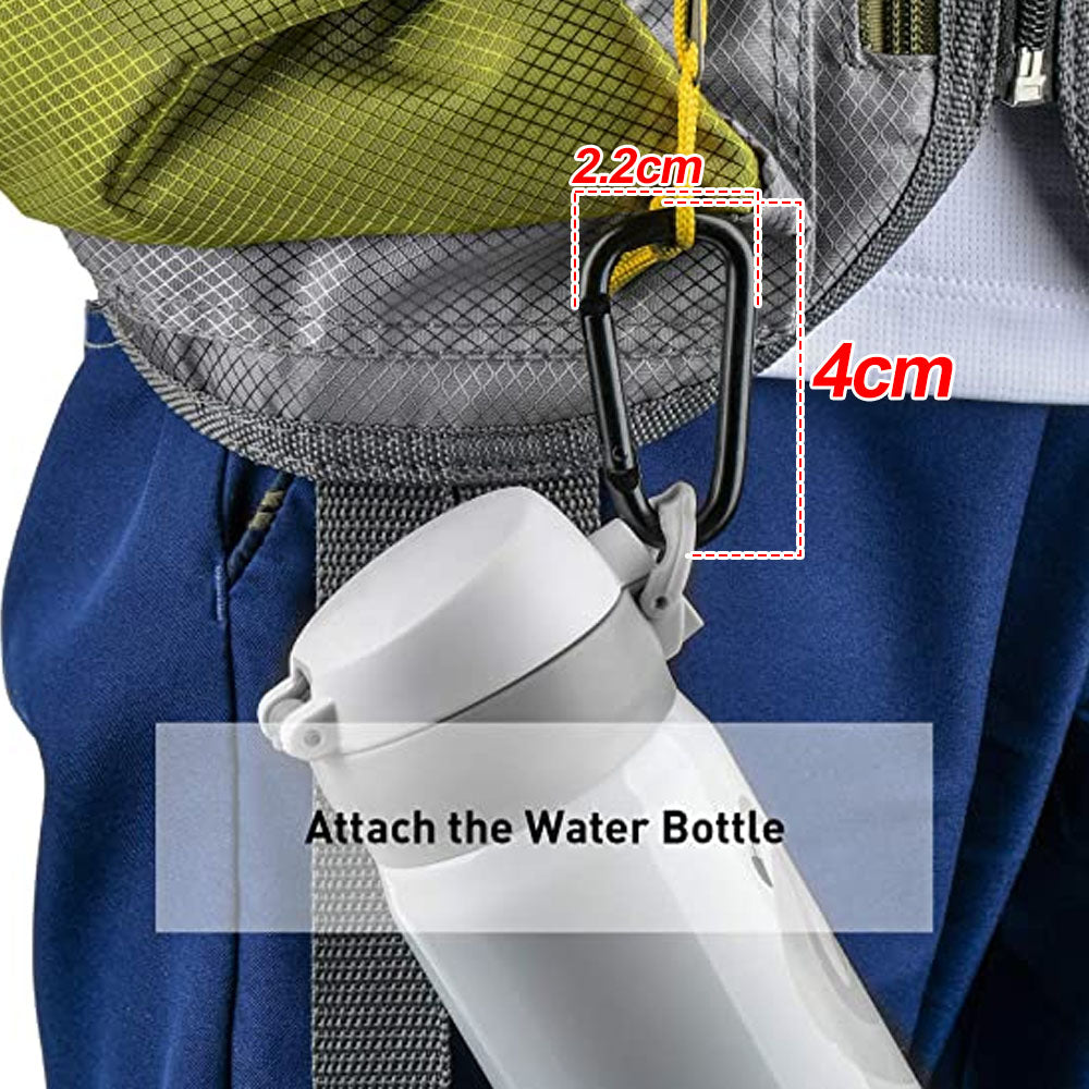 20 pcs Small Carabiners, Multifunctional Aluminum D-ring Clips_max