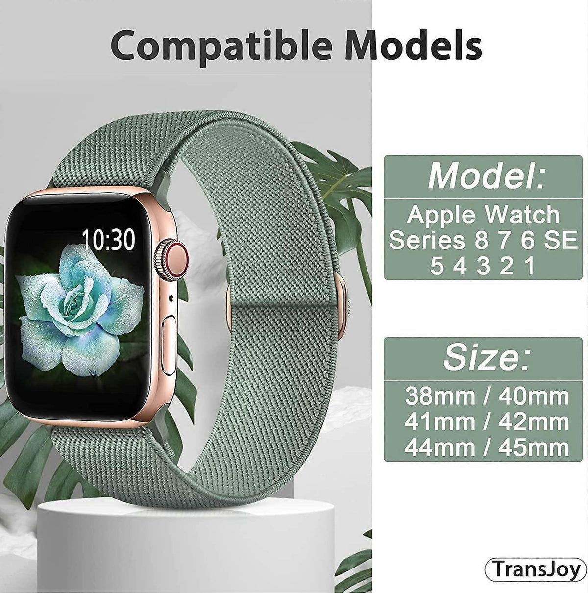 5-pack Nylon Stretch Band Compatible with Apple Watch 42mm 44mm 45mm Women Men, Fabric Elastic Bracelet Solo Loop Band for iWat—max