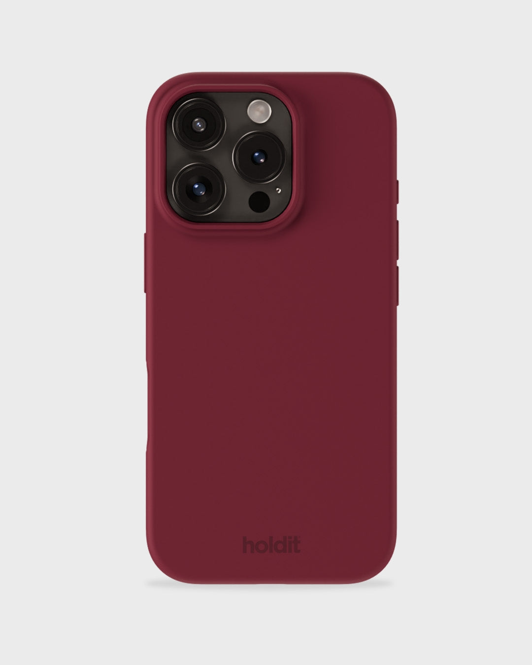 holdit iPhone 16 Pro Max Mobile Case Silicone Red Velvet_max