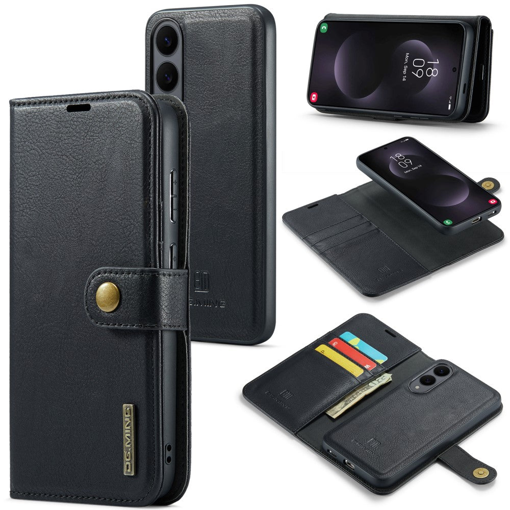 DG.MING 2-in-1 Magnetic Wallet Samsung Galaxy S25 Edge Black_max