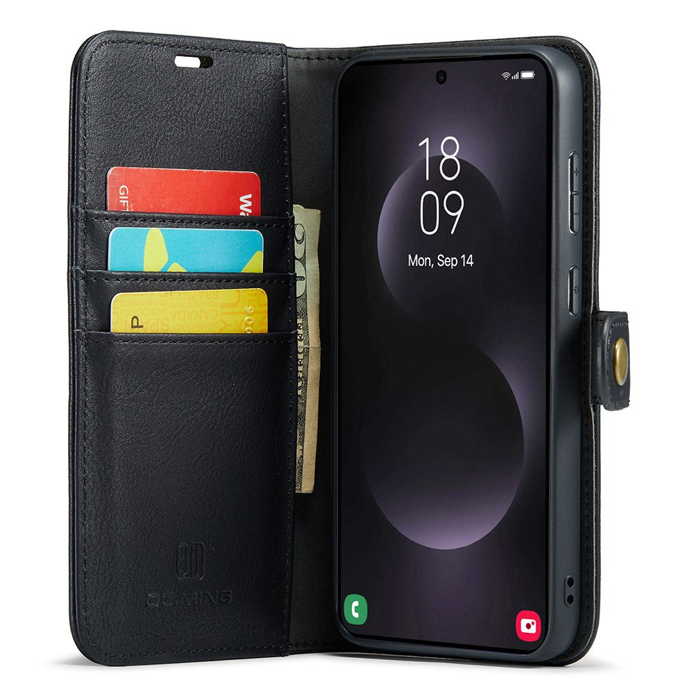 DG.MING 2-in-1 Magnetic Wallet Samsung Galaxy S25 Edge Black_max
