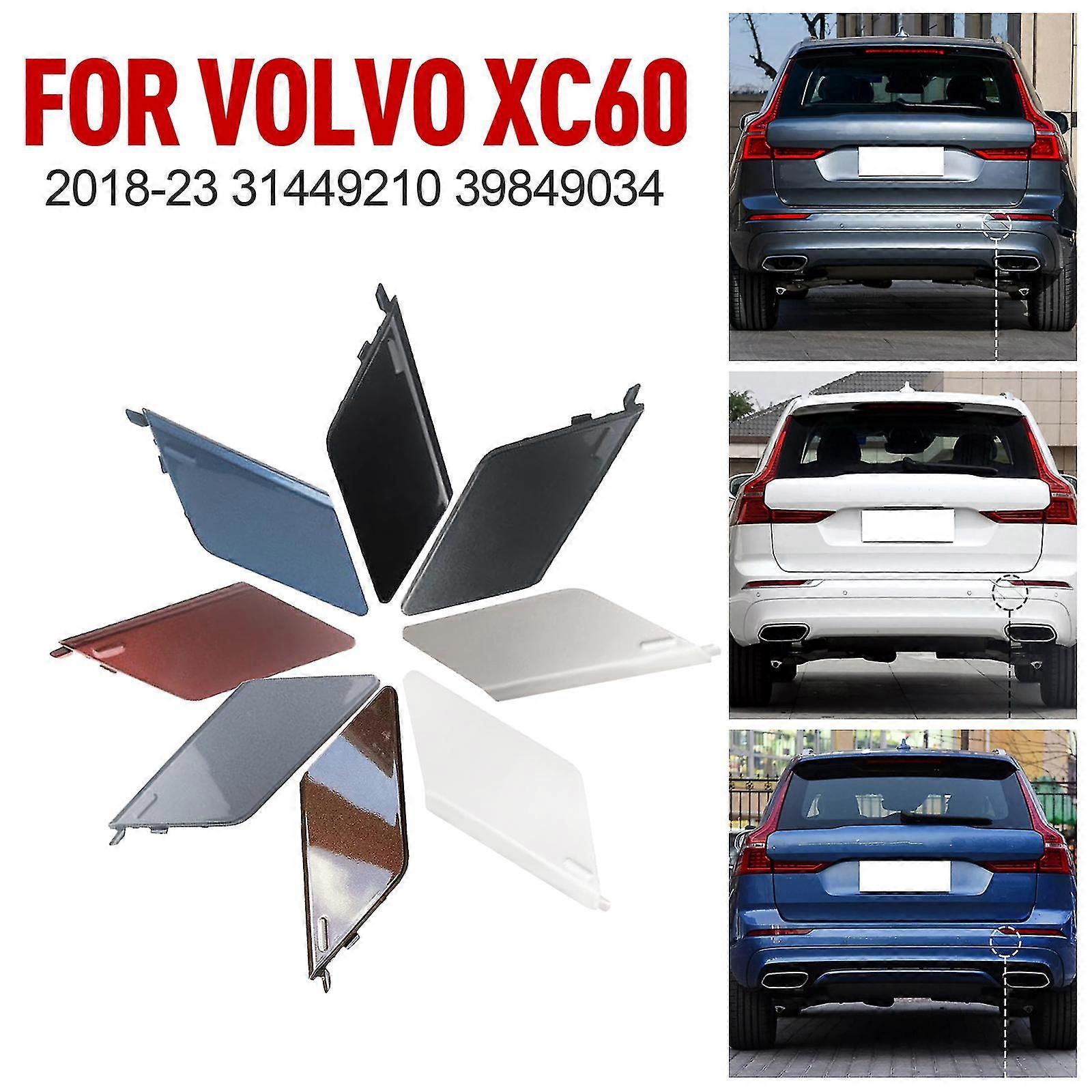 Volvo XC60 2018-2023 Towbar Cover Maple Brown ABS OEM Fit Replacement Rear Bumper Compatible