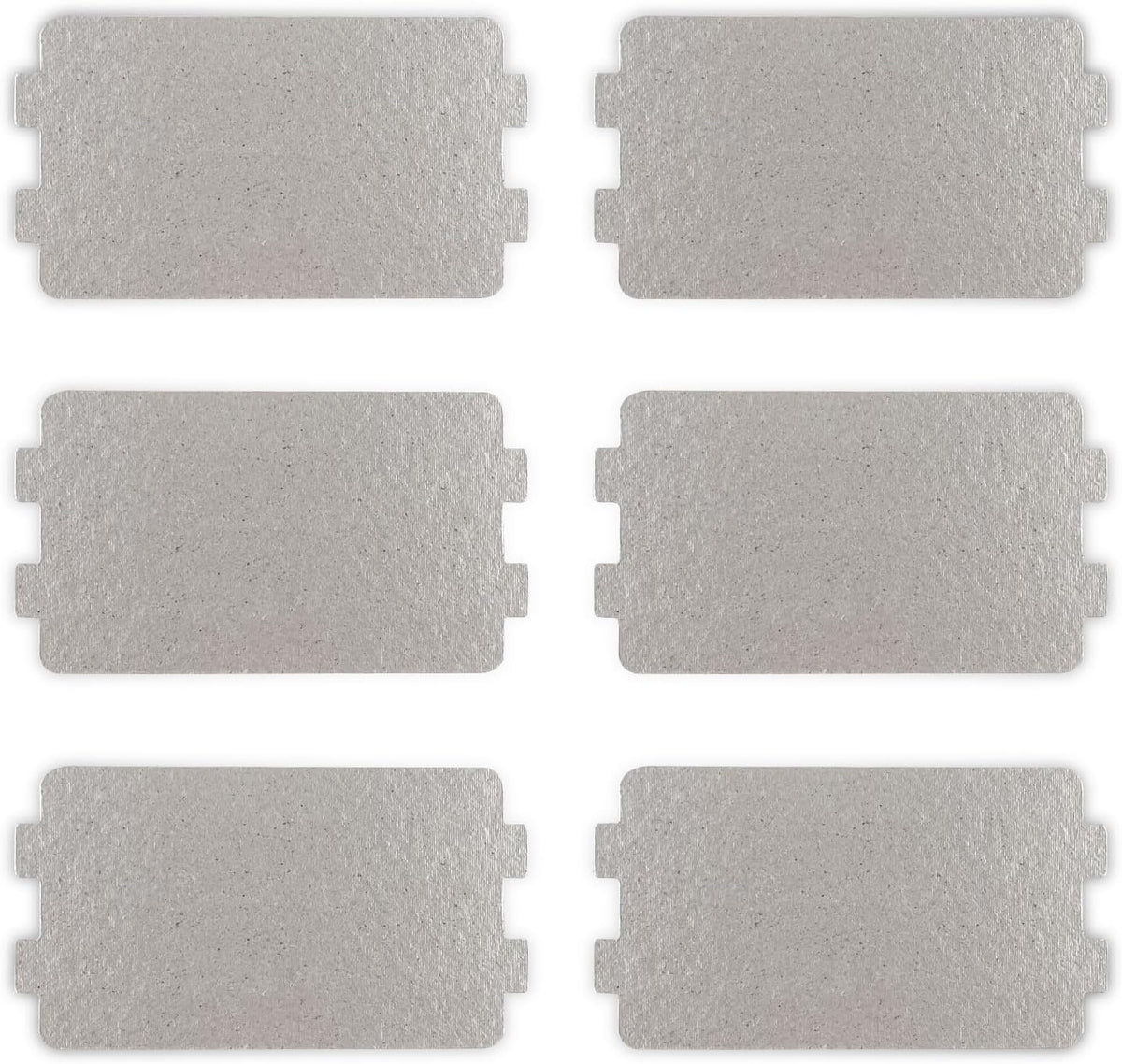 6 pcs Microwave Mica Waveguide Protector Plates 6.4x11.7cm Replacement Sheet Compatible with Microwave Repair Accessories
