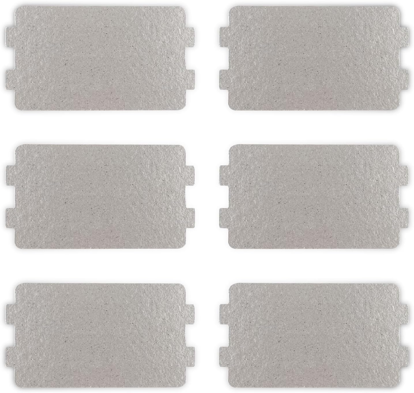 6 pcs Microwave Mica Waveguide Protector Plates 6.4x11.7cm Replacement Sheet Compatible with Microwave Repair Accessories