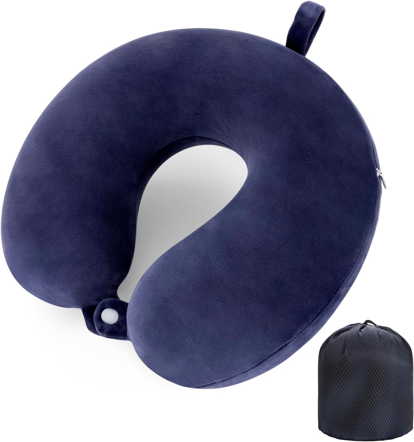 Travel Pillow Neck Pillow Memory Foam Travel Pillows Head Support Pillow for Airplane Train Car Office Travel Essential Flight Pillows for a Long Time Navy Blu Navy Blue One Size