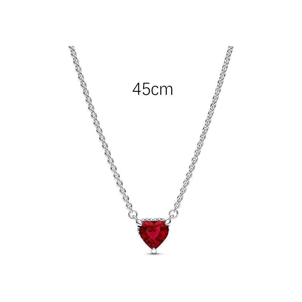 1 Timeless Red Heart Necklace