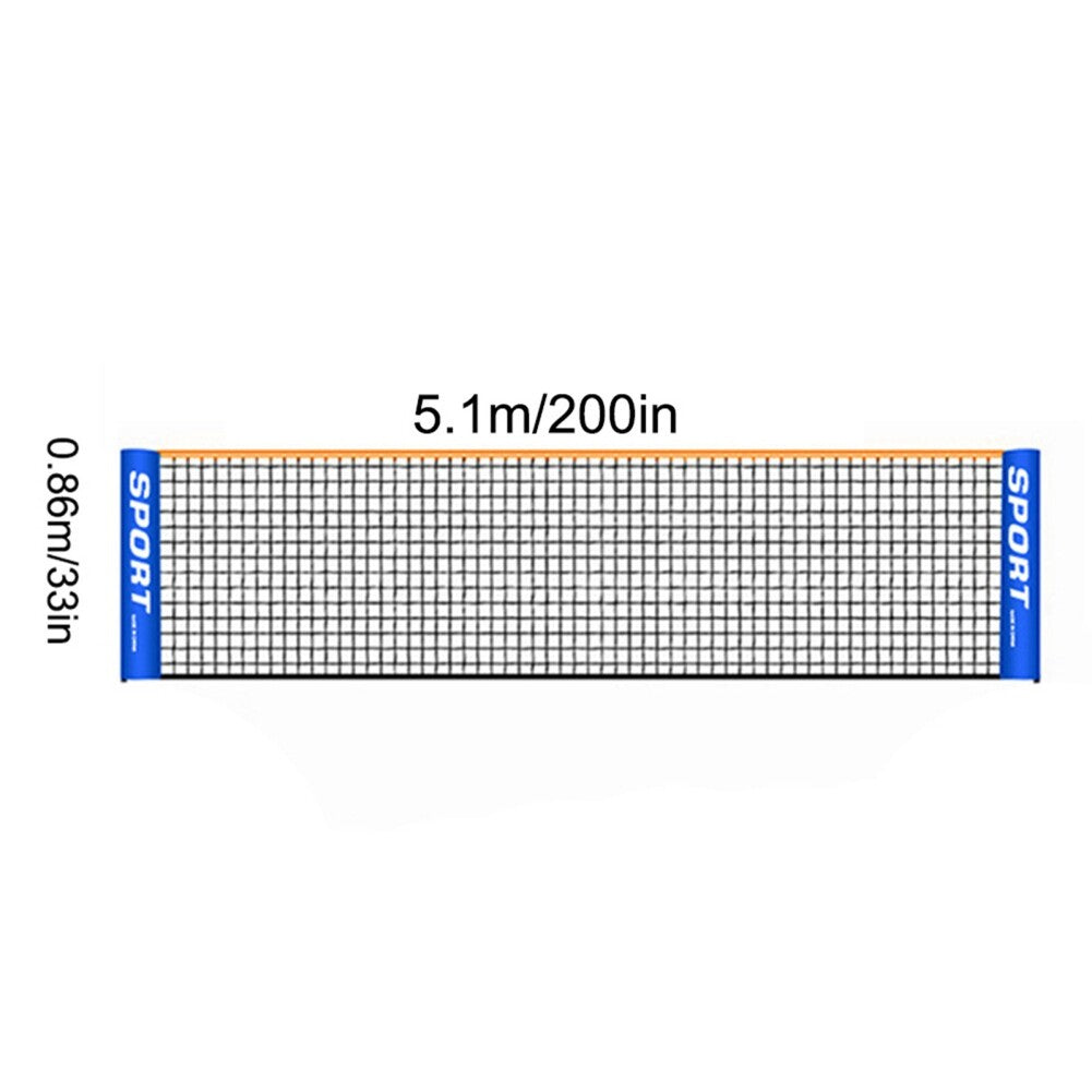 Outdoor Replacement Training Net 3M 4M 5M 6M 4.1M Portable for Badminton Tennis Sports