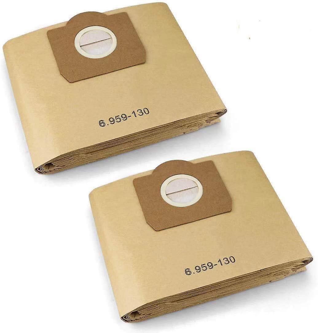 10-pack vacuum cleaner bags for Karcher 6.959-130.0 filter bags A 2201/2204/2504