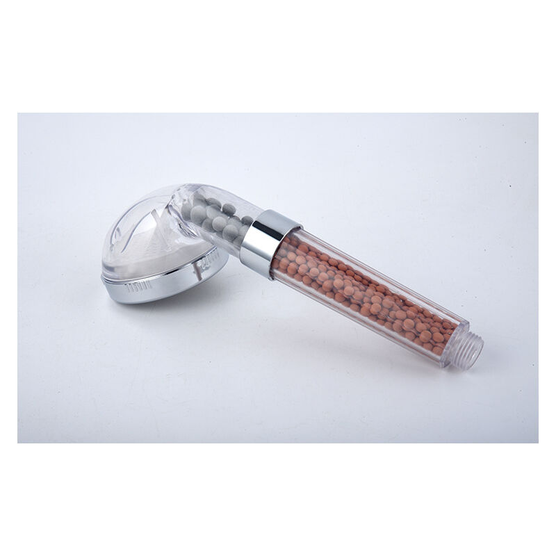 High-Pressure Adjustable Shower Head with Three-Speed Switch, Large White Transparent Design, Compatible with Bathroom and Home Use