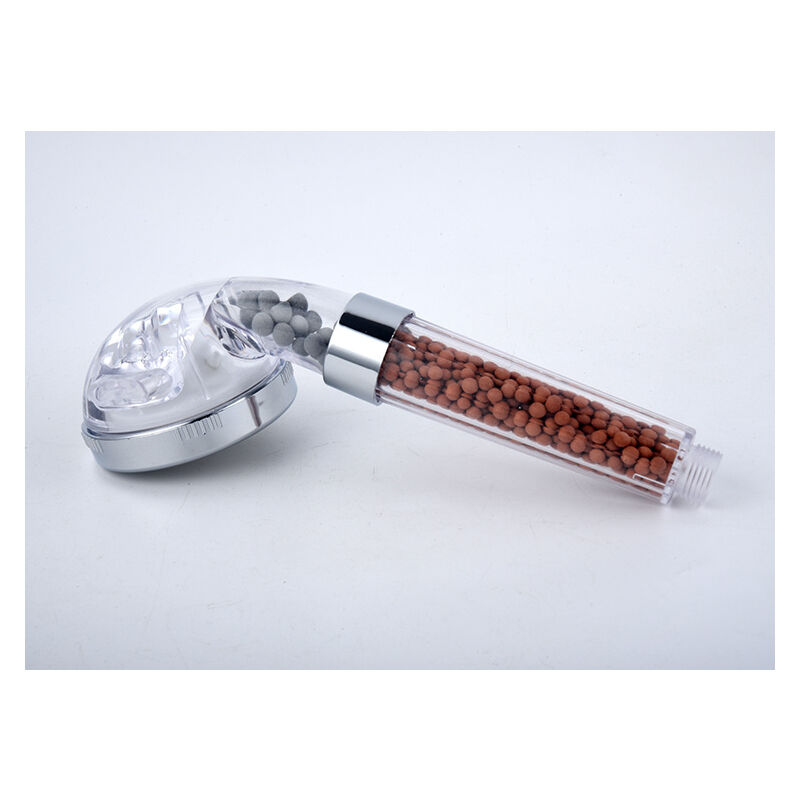 High-Pressure Adjustable Shower Head with Three-Speed Switch, Large White Transparent Design, Compatible with Bathroom and Home Use