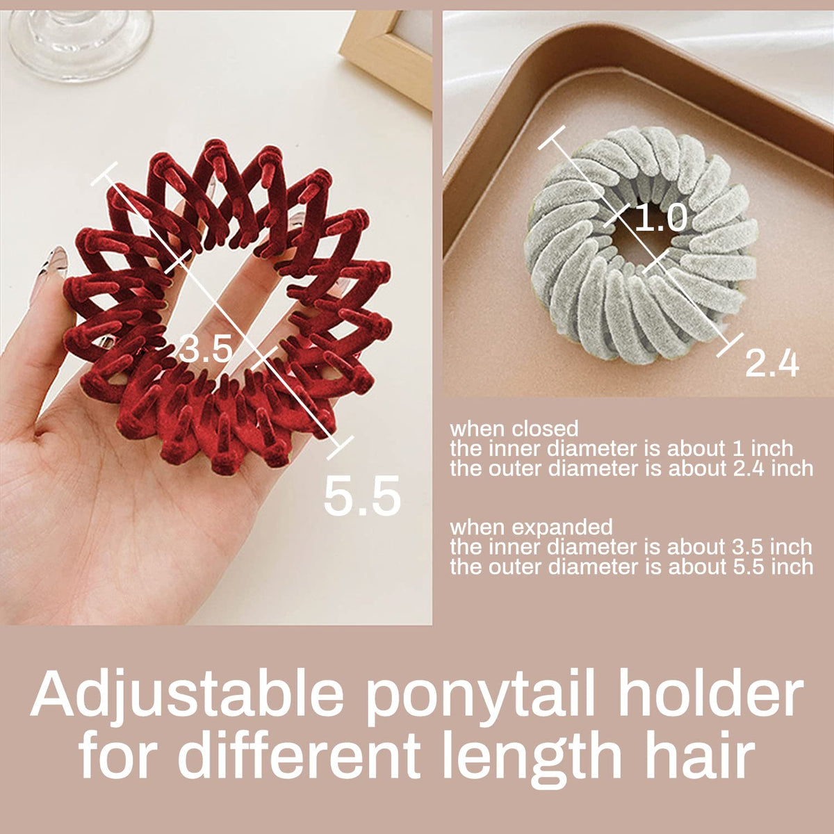 Magic Hair Clip Bird's Nest Flat Ponytail Lazy Hair Clip