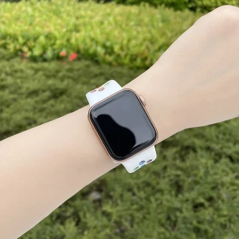 Compatible with Apple Watch Wristband Apple Watch Ultra 2 Series 9 8 SE 7 6 5 4 3 45mm 49mm 44mm 40mm 41mm 42mm Black Purple 11 SM