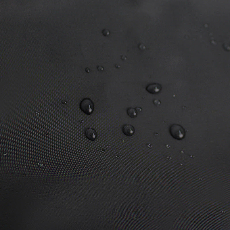 Black Waterproof Mildew Resistant Solid Color Shower Curtain