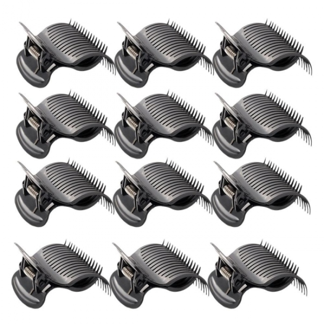 Roller Clips 12 pcs Compatible with Hair Rollers Hot Roller Clamp