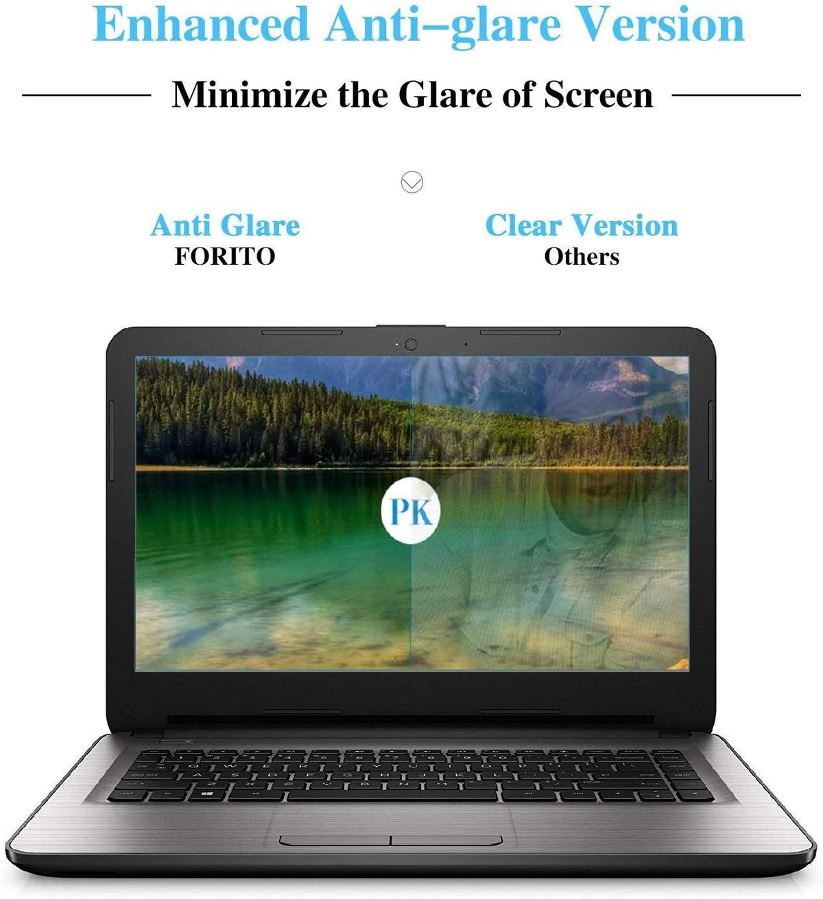 14 Inch Anti-Glare Scratch-Resistant Laptop Screen Protector 2-Pack HP Dell Asus Acer Sony Samsung Lenovo Compatible with Toshiba 16:9 Screen