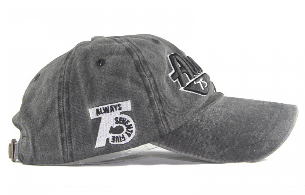 Baseball cap washed full cap fringed sun hat men and women Blue Blue