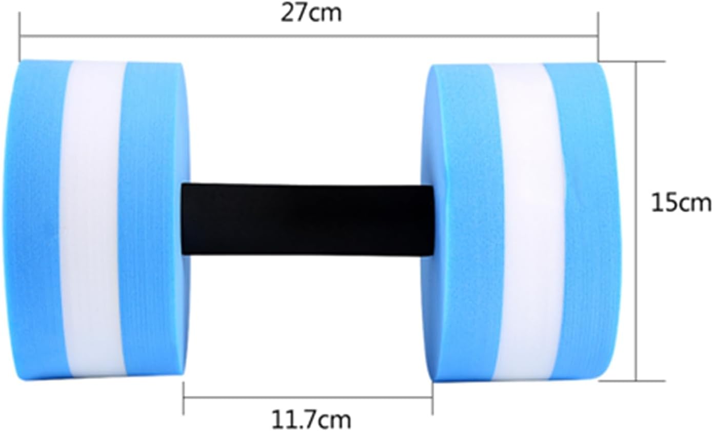 Water Dumbbells Set, 2PCS Water Dumbbells Pool Resistance Water Fitness Equipment Foam Dumbbell Water Aerobics Fitness Equipment