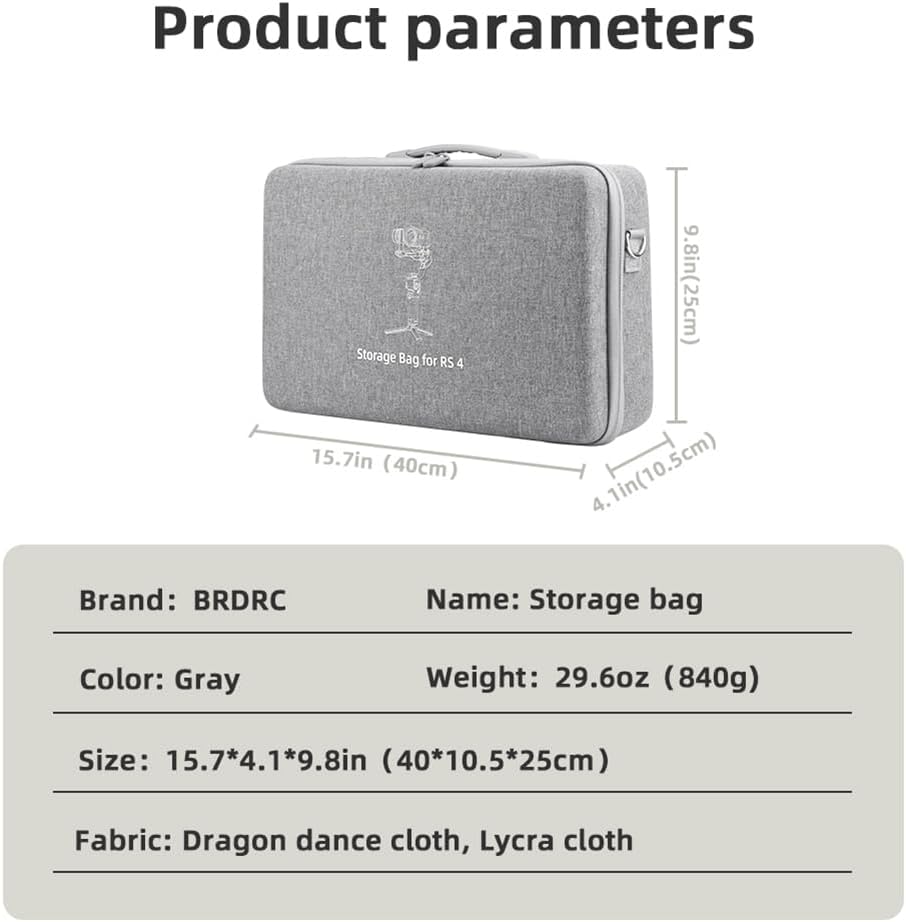 Bag for DJI 4 Gimbal Stabilizer, Compact Travel Case