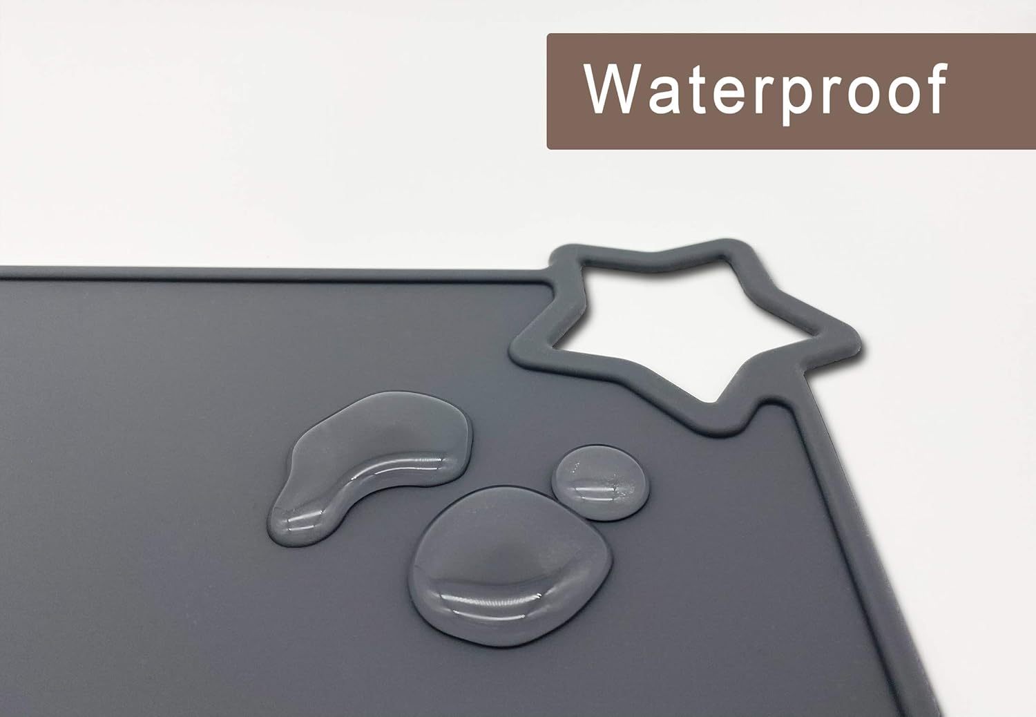 Silicone Baby Placemat 2-Pack Non-Slip Washable BPA-Free for Kids Light Mauve Skin Tones